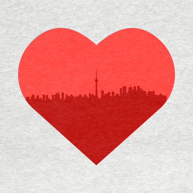 Canada - Heart Toronto Skyline _003 by Tridaak